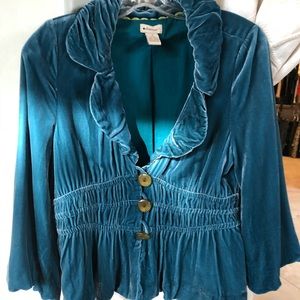 Elevenses velvet jacket